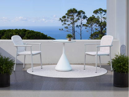 Aluminum small dining table
aluminum plate top / H-A013.T600Z
