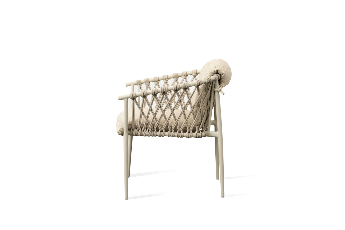 Aluminum Frame Dining Chair / H-R022.DTF