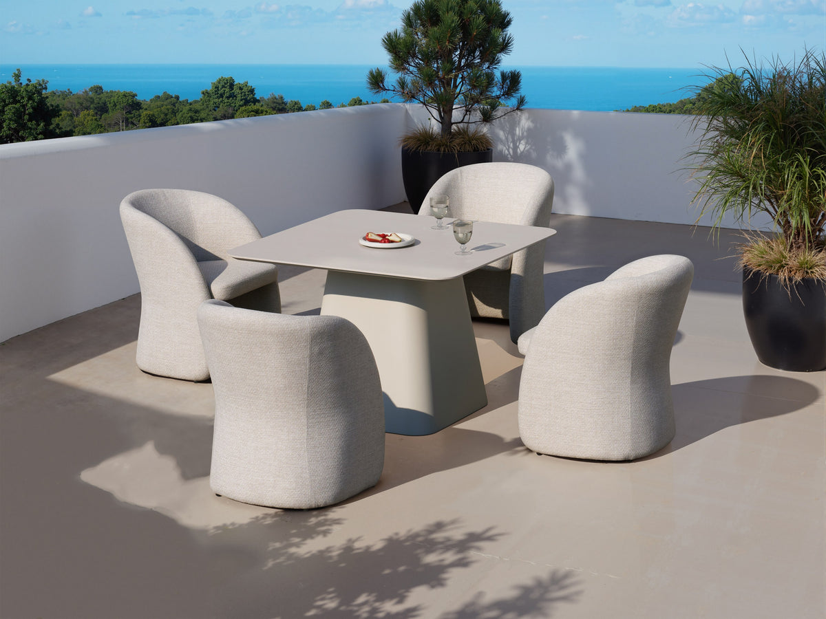 Aluminum Square Dining Table / H-S027.T1100Z