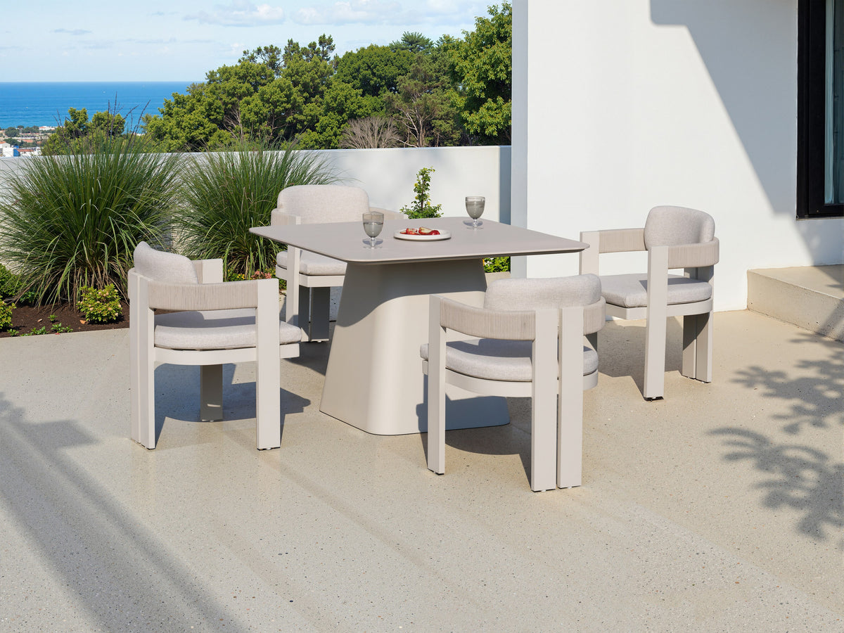 Aluminum Square Dining Table / H-S027.T1100Z